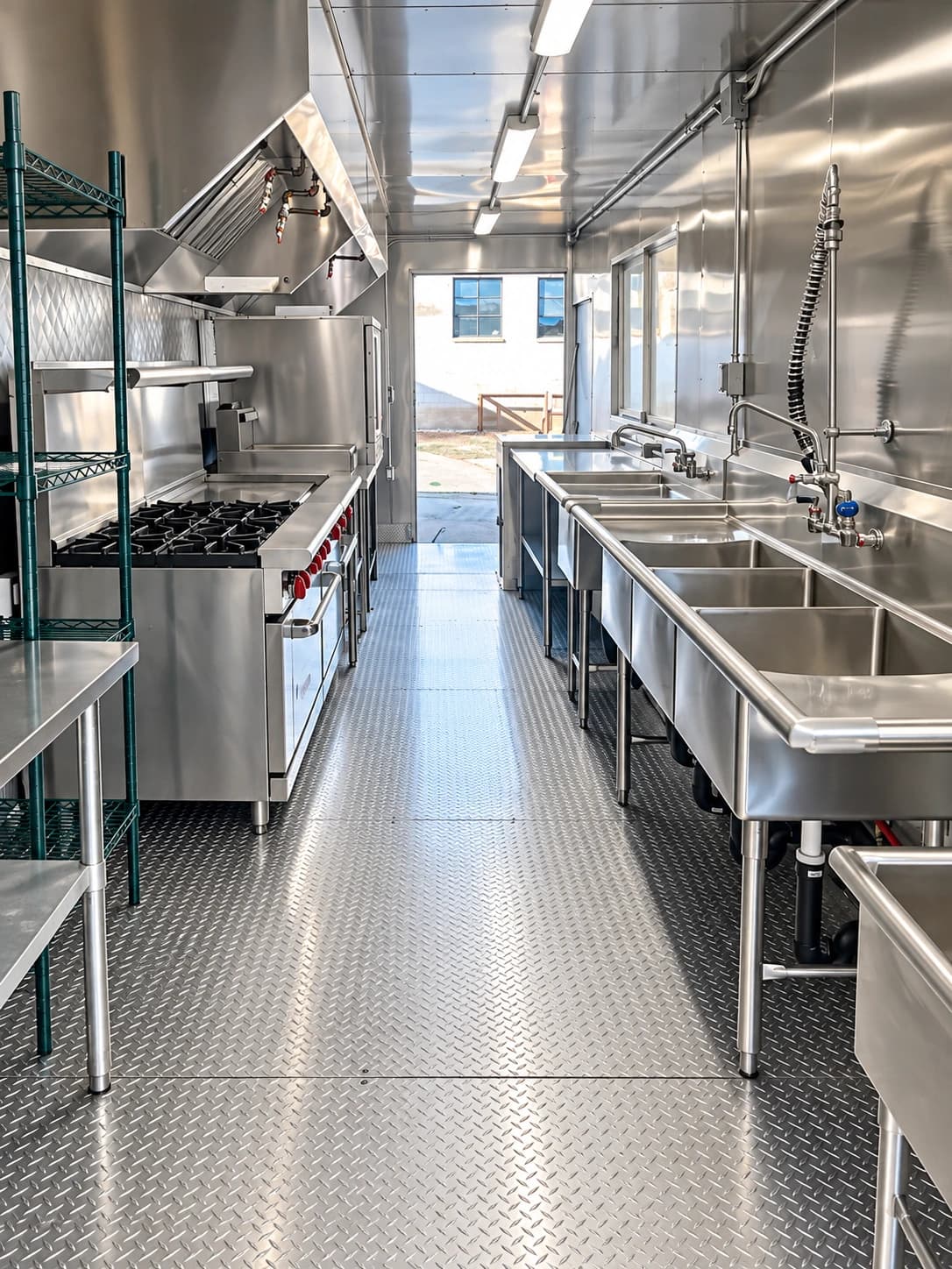 Cooking and preparation stations illustrate why the actual layout belongs in the equipment discussion.